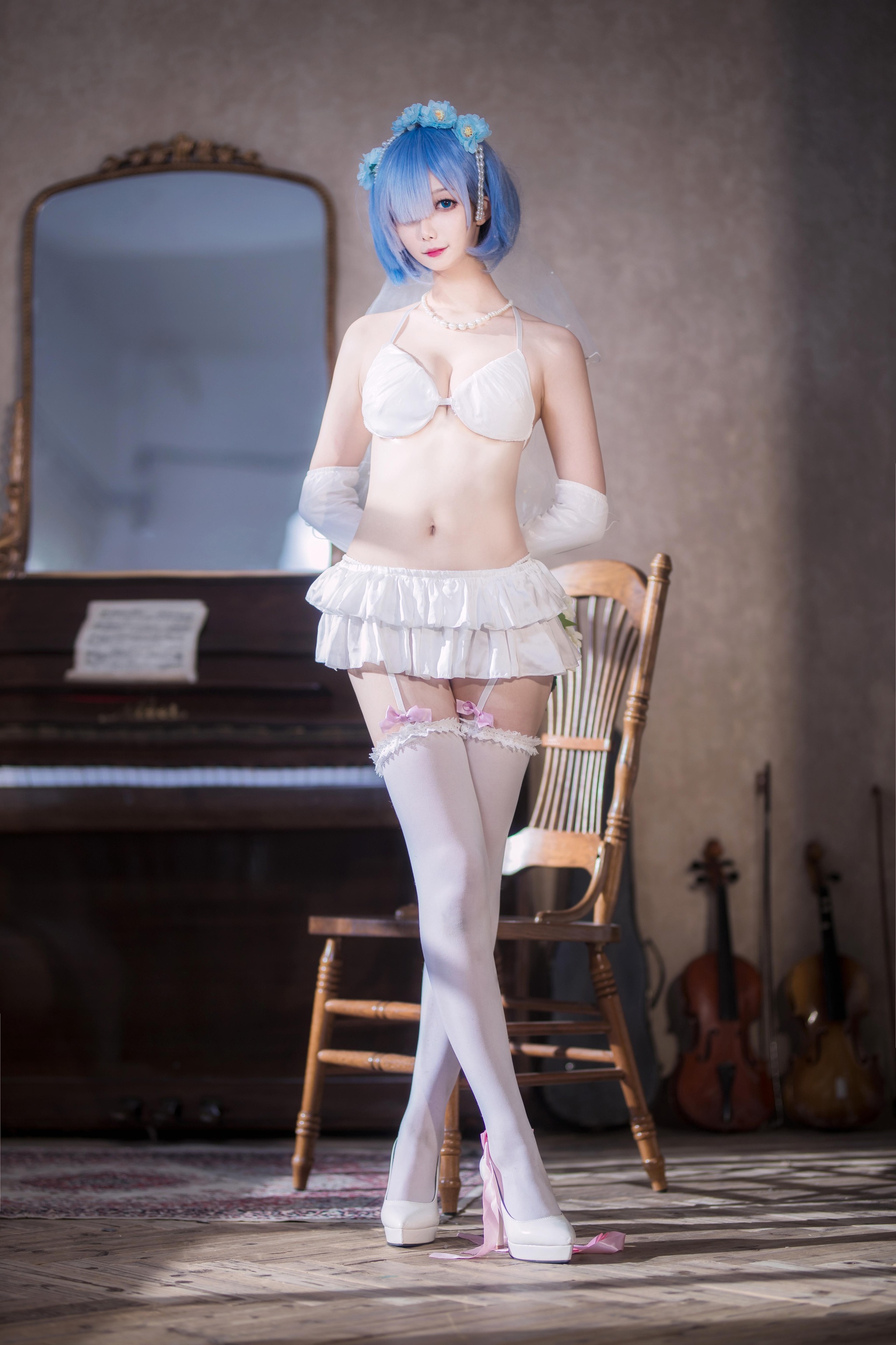 图片[1]-封疆疆v – NO.079 蕾姆花嫁[26P]-XikXak